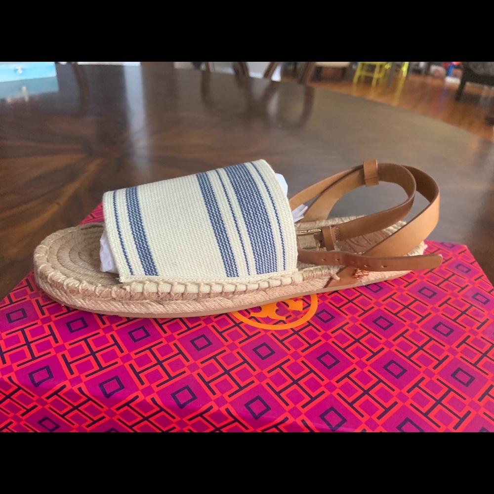 Nib tory burch espadrilles/ sandals